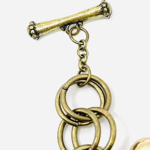 Betsey Johnson Fairy Goth Wing Heart Leopard Multi-layer Chain Crystal Bracelet - Picture 3 of 12